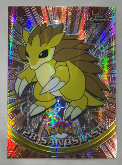 Topps Chrome 2000 Pokemon - Spectra Chrome #28 Sandslash - Image 1