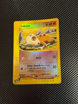 Cubone Reverse Holo Expedition 103/165 English Excellent Pokemon Card - Image 2
