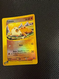 Cubone Reverse Holo Expedition 103/165 English Excellent Pokemon Card - Image 3