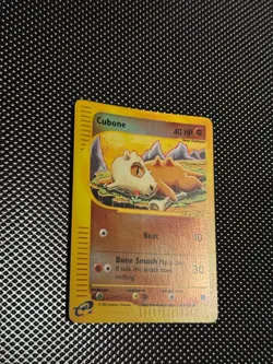Cubone Reverse Holo Expedition 103/165 English Excellent Pokemon Card - Image 4