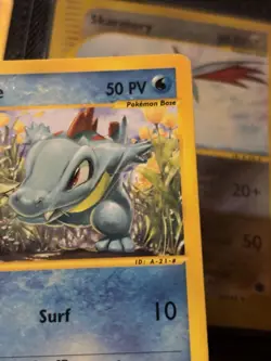 Totodile 134/165 Set Expedition Carta Pokemon Italiana Poor Heavily Played - Image 5