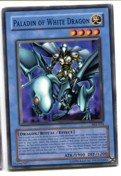 Yu-Gi-Oh! Paladin of White Dragon Common englisch SKE-E024 Paladin des Weißen - Image 1
