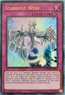 Stardust Wish - DUPO-EN007 - Ultra Rare - 1st Edition - Yugioh - Image 1