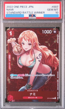 PSA 10 Nami ST01 007 Standard Battle Winner One Piece 2022 Japanese - Image 2