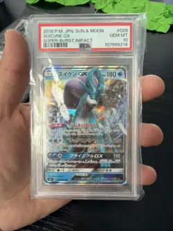 PSA 10 Suicune GX 028/095 Super-Burst Impact sm8 Japanese Pokemon Card - Image 1
