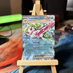 OFFICIAL POKEMON CARD TSARENNA EX 046/182 RARE - Image 1