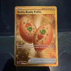 Pokemon TCG Buddy-Buddy Poffin Scarlet & Violet Twilight Masquerade Card 223/167 - Image 1
