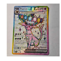 Pokemon Espeon ex Holo Promo Card SV: Scarlet & Violet SVP176 EN 280HP - Image 1