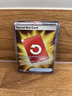 Pokemon TCG: Chaos Rising - Special Red Card (113/086) Full Art Holo Trainer - Image 1