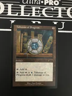 Talisman of Progress SECRET LAIR MTG MAGIC THE GATHERING - Image 1
