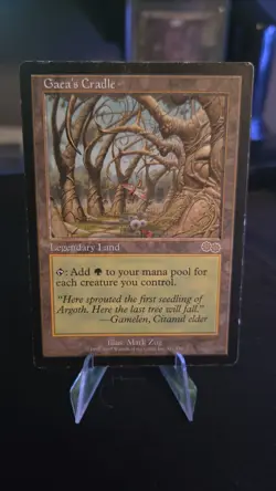 Wizards of the Coast MTG Gaea's Cradle Urza's Saga #321 Rare Regular Misprint - Image 1