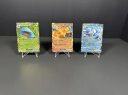 2023 Pokemon TCG Scarlet & Violet 151 Big 3 Venusaur Charizard Blastoise Lot NM - Image 1