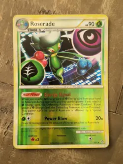 Roserade 23/95 Reverse Holo Pokemon TCG UNLEASHED HGSS NM - Image 1