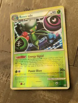 Roserade 23/95 Reverse Holo Pokemon TCG UNLEASHED HGSS NM - Image 2