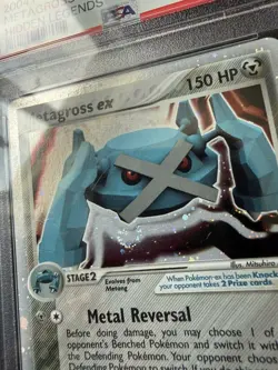 PSA 8 Metagross EX 95/101 Hidden Legends EX Pokemon Card Holo MINT with SWIRL💫 - Image 3