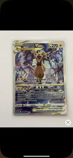 Pokemon TCG Zeraora VSTAR GG43/GG70 Ultra Rare Full Art Holo VSTAR - Image 1