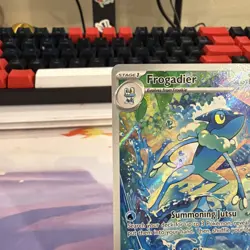 Frogadier 089/086 Illustration Rare Chaos Rising Pokemon - NM PSA 10 Contender - Image 3