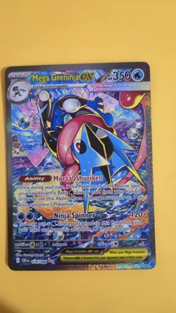 Mega Greninja EX 116/086 SIR - Chaos Rising - Special Illustration Rare Pokemon - Image 1