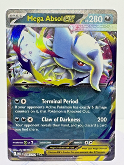Pokemon TCG Mega Absol EX Mega Evolution 86/132 Holo Double Rare NM - Image 1