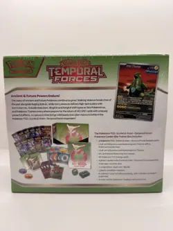 Pokemon TCG: Temporal Forces Pokemon Center Exclusive ETB Iron Leaves (SEALED) - Image 3