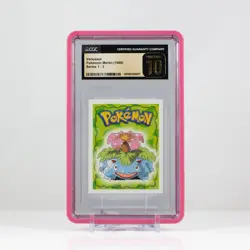 Pokemon Venusaur #3 Merlin Sticker Series 1 Topps- CGC 10 PRISTINE - POP 1 - Image 1
