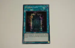Yu-Gi-Oh! TCG Illusion Gate MZMU-EN023 1st Edition Secret Rare Near Mint - Image 1
