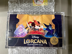 Disney Lorcana: The First Chapter Booster Box FIRST PRINT RUN CM1 Acrylic Case - Image 1
