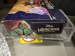 Disney Lorcana: The First Chapter Booster Box FIRST PRINT RUN CM1 Acrylic Case - Image 2