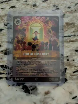 Disney Lorcana TCG Look at This Family - Enchanted - Image 1