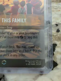 Disney Lorcana TCG Look at This Family - Enchanted - Image 4