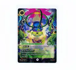 DISNEY LORCANA WILDS UNKNOWN ALIEN TRUE BELIEVER ENCHANTED # 229/204 FULL ART SP - Image 1