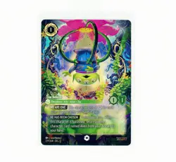 DISNEY LORCANA WILDS UNKNOWN ALIEN TRUE BELIEVER ENCHANTED # 229/204 FULL ART SP - Image 3