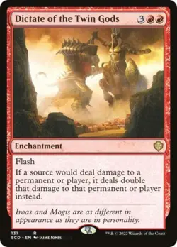 ~ Dictate of the Twin Gods ~ NM ~ Commander 2022 Starter Decks ~ MTG ~ - Image 1