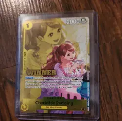Charlotte Pudding Winner Pack 2024 Oct.-Dec. One Piece Promo Card (white) - Image 1