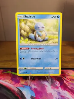 Squirtle (22) 22/181 Common Regular Card SM - Team Up Pokemon TCG - Image 1