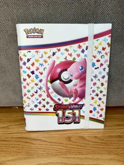 Pokemon Mew Scarlet & Violet 151 Binder Collection Binder Only NO CARDS - Image 1
