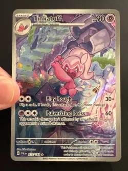 Tinkatuff 217/193 Paldea Evolved Holo Card Near Mint Condition Illustration Rare - Image 3
