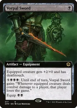 Vorpal Sword - Extended Art AFR NM MTG - Image 1