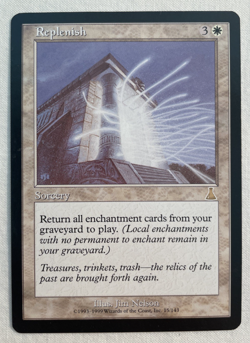 1x Replenish Urza's Destiny MTG Magic the Gathering NM - Image 1