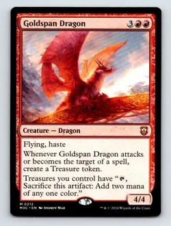 Goldspan Dragon M Commander: Modern Horizons 3 212 NM - Image 1