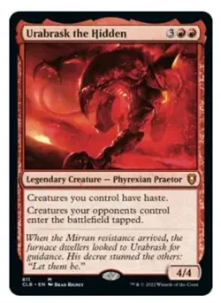 1x MTG Urabrask the Hidden - Baldur's Gate Mythic! NM Mint - Image 1