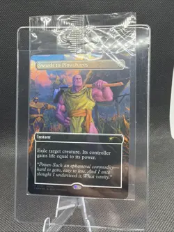 Swords to Plowshares (Borderless) (Magazine Insert) Media Promos Foil - Image 1