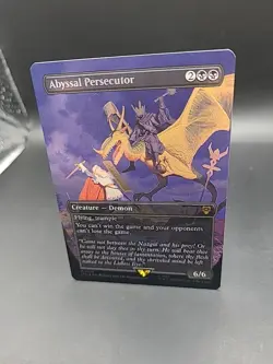 Abyssal Persecutor MTG LOTR Holiday Edition Foil #0525 - Image 3