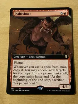 Nalfeshnee - Borderless - MTG Commander Legends: Battle for Baldur's Gate - NM - Image 1