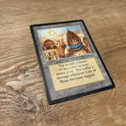 MTG Arabian Nights City of Brass Ungraded Land Magic The Gathering - Image 1