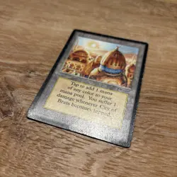 MTG Arabian Nights City of Brass Ungraded Land Magic The Gathering - Image 2
