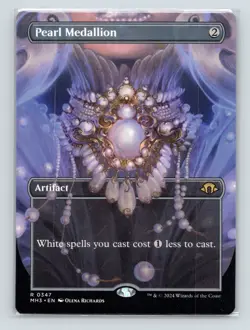 MTG Pearl Medallion (Borderless) R Modern Horizons 3 347 NM - Image 1