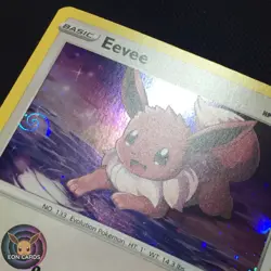 Eevee HOLO PROMO W/ HD SWIRL SWSH127 (NM) Black Star PROMO Pokemon Cards A2 - Image 3
