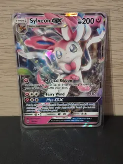 Sylveon GX 92/145 - Guardians Rising Rare GX Pokemon TCG Holo - Lp - Image 1