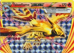 Talonflame BREAK 21/114 Holo Rare XY - Steam Siege Pokemon TCG - Image 1